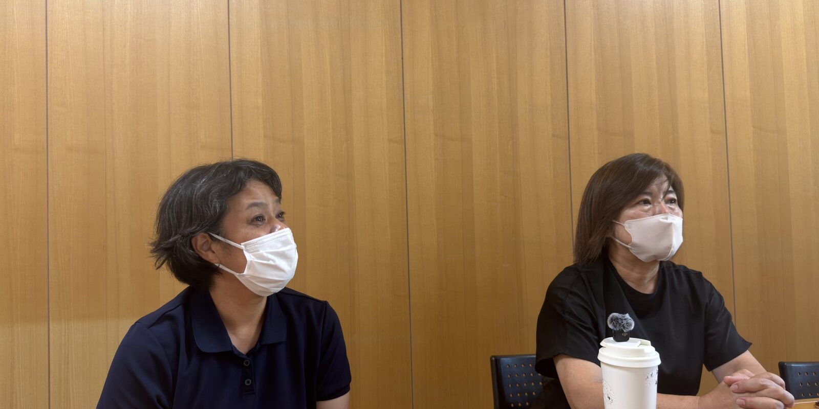 取材にこたえるお二人